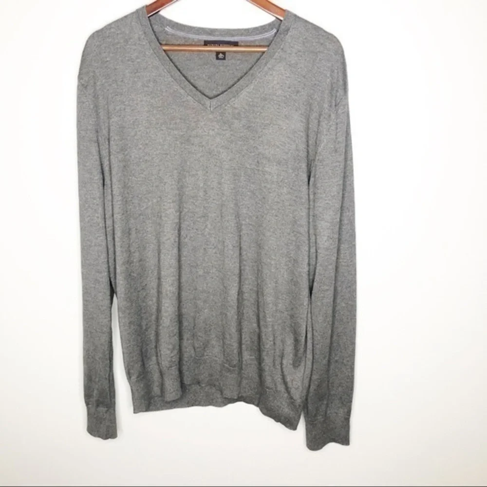 Banana republic men’s silk cashmere v-neck sweater
